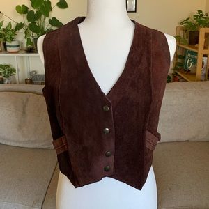 Vintage Suede Vest